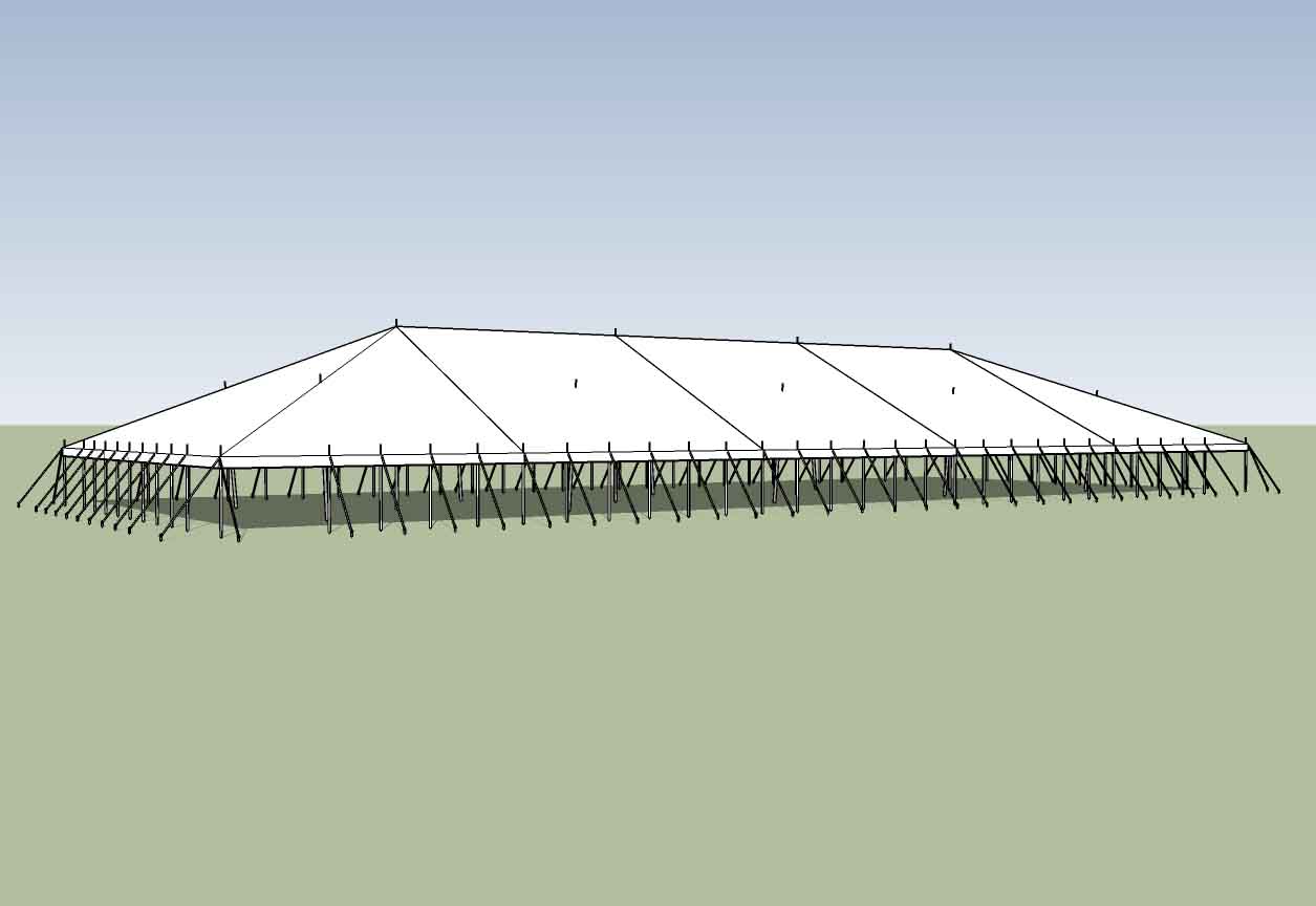 60x150 Party tent